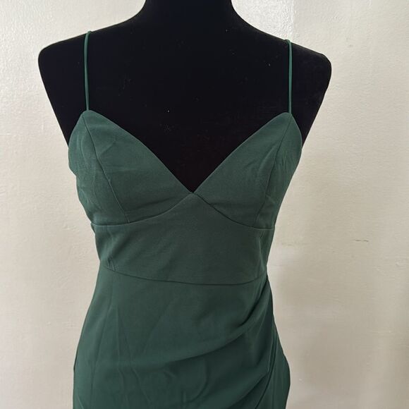 SHAREEN green Midi dress NWT - Picture 6 of 8